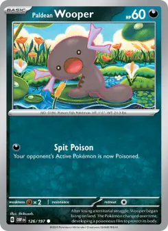 Paldean Wooper — Obsidian Flames #126