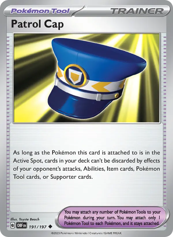 Patrol Cap 191 — Obsidian Flames 191, Normal finish