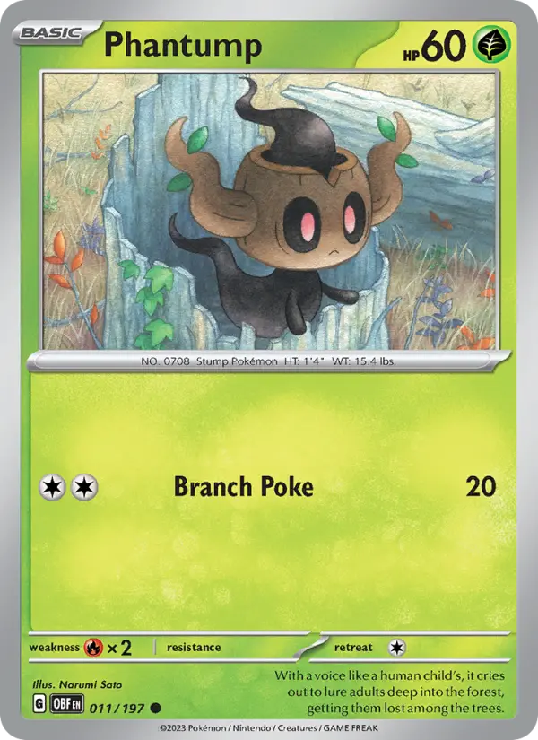 Phantump 11 — Obsidian Flames 11, Normal finish