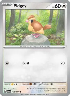 Pidgey 162 — Obsidian Flames