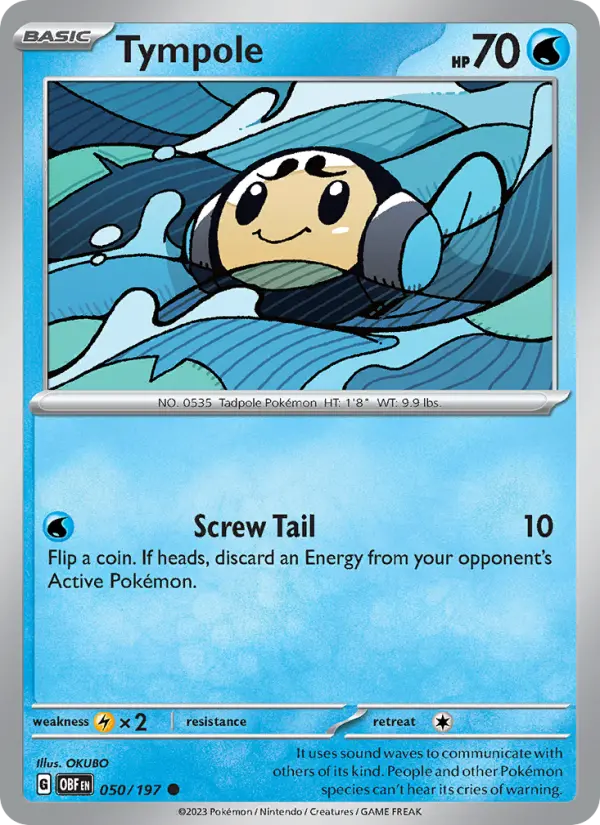 Tympole 50 — Obsidian Flames 50, Normal finish