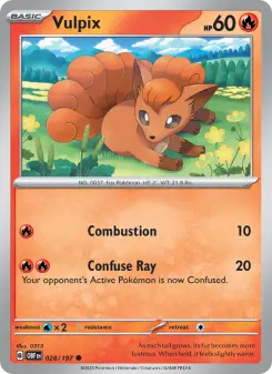 Vulpix — Obsidian Flames #28
