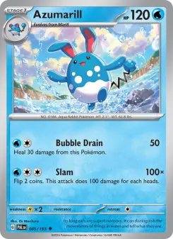 Azumarill 45 — Paldea Evolved