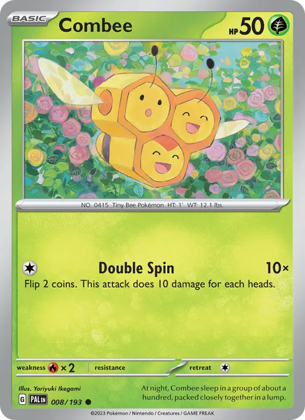 Combee 8 card from Paldea Evolved