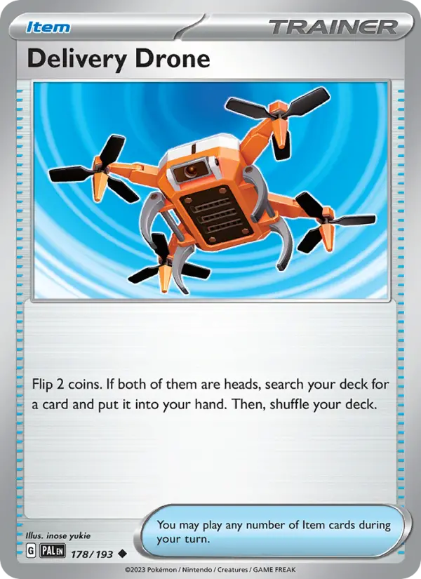 Delivery Drone 178 card from Paldea Evolved