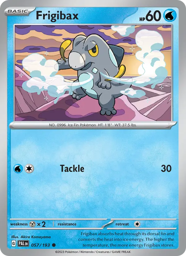 Frigibax 57 — Paldea Evolved 57, Normal finish