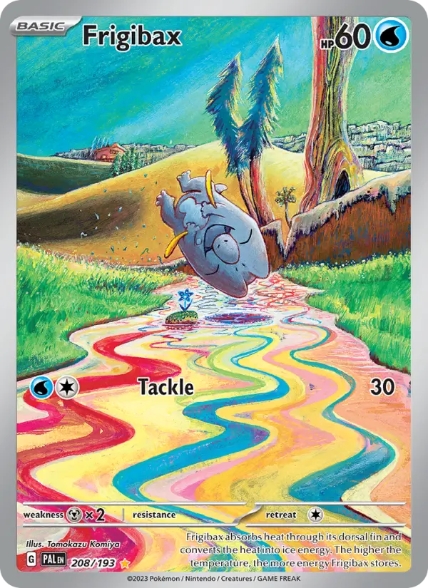 Frigibax 208 — Paldea Evolved 208, Holofoil finish