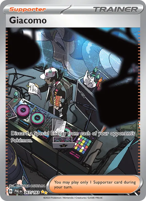 Giacomo 267 — Paldea Evolved 267, Holofoil finish