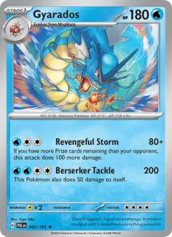 Gyarados 43 — Paldea Evolved