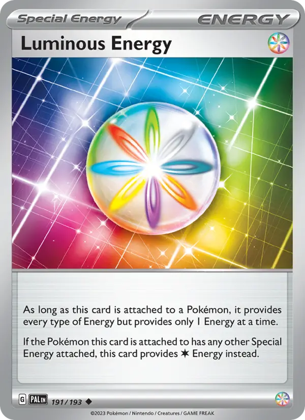 Luminous Energy 191 — Paldea Evolved 191, Normal finish