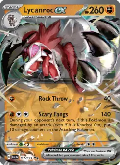 Lycanroc ex — Paldea Evolved #117