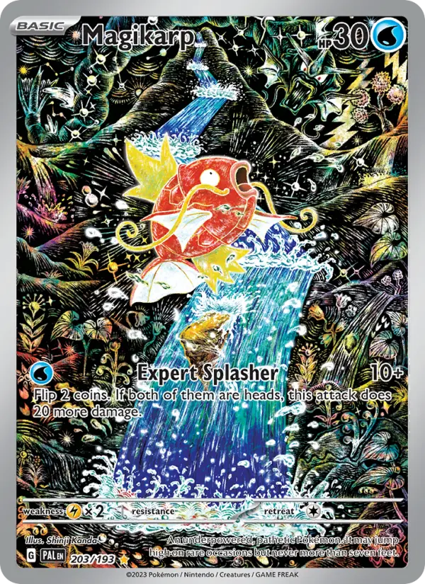 Magikarp 203 — the most expensive Paldea Evolved card