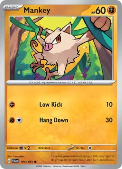 Mankey — Paldea Evolved #106