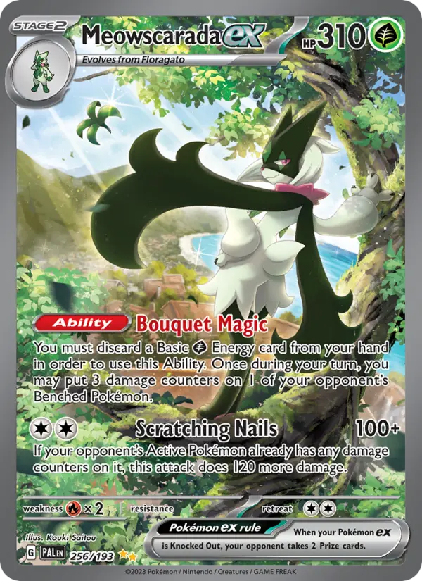Meowscarada ex 256 — Paldea Evolved 256, Holofoil finish