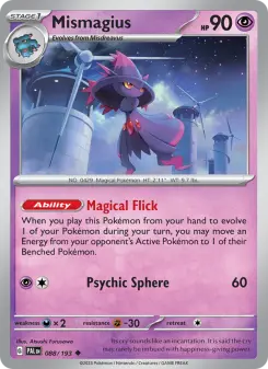 Mismagius — Paldea Evolved 88