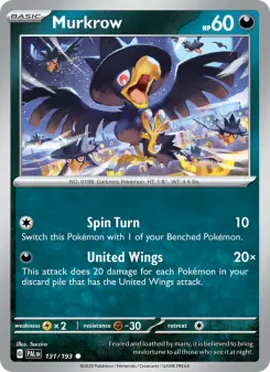 Murkrow — Paldea Evolved #131