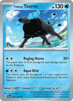 Paldean Tauros — Paldea Evolved #41