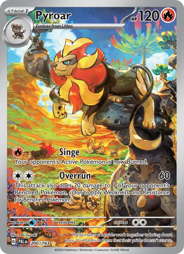 Pyroar 200 — Paldea Evolved 200, Holofoil finish
