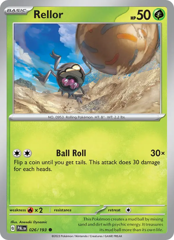 Rellor 26 — Paldea Evolved 26, Normal finish