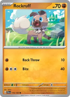 Rockruff — Paldea Evolved 116