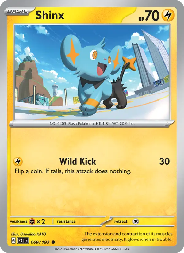 Shinx 69 — Paldea Evolved 69, Normal finish