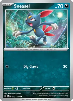 Sneasel — Paldea Evolved #133