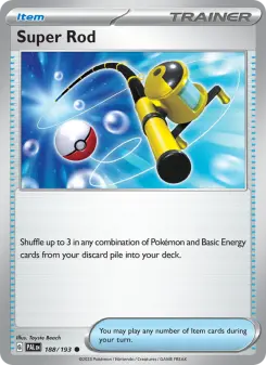 Super Rod 188 — shown as an example of the Reverse Holofoil finish