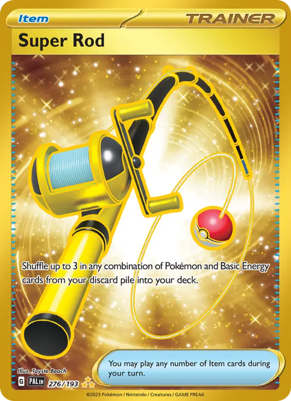 Super Rod 276 — Paldea Evolved 276, Holofoil finish