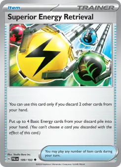 Superior Energy Retrieval — Paldea Evolved 189