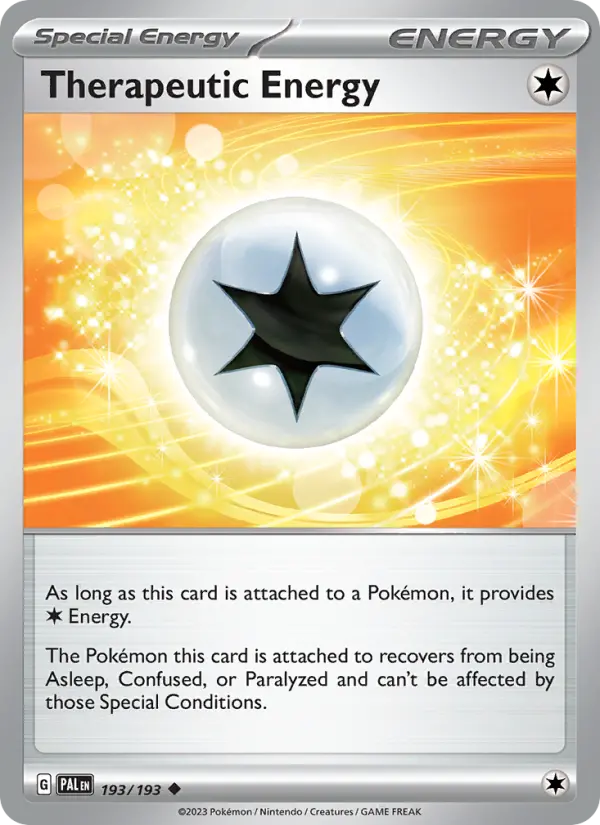 Therapeutic Energy 193 — Paldea Evolved 193, Normal finish