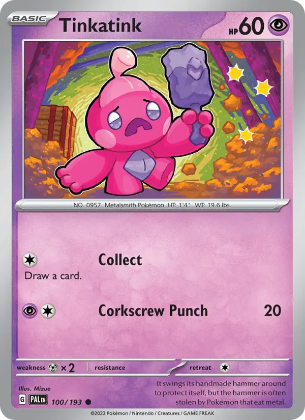 Tinkatink 100 — Paldea Evolved 100, Normal finish