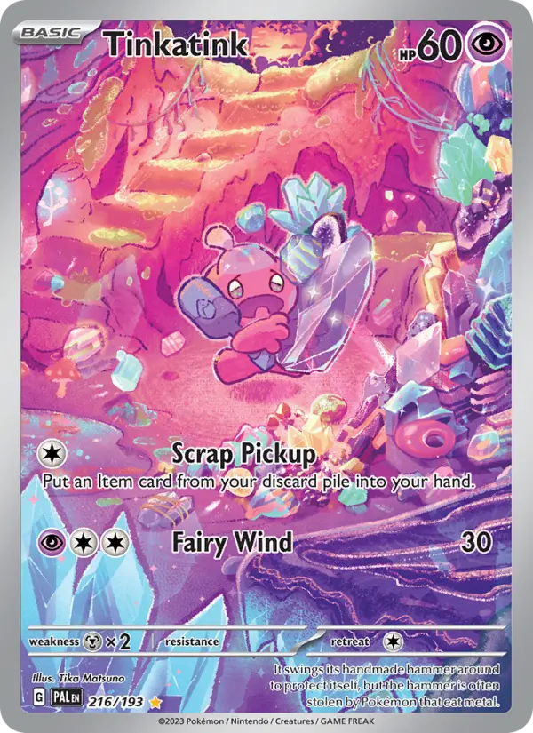 Tinkatink 216 — Paldea Evolved 216, Holofoil finish
