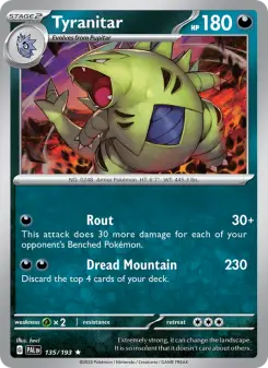 Tyranitar — Paldea Evolved #135