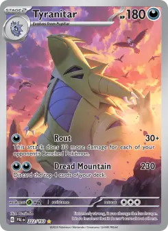 Tyranitar 222 — Paldea Evolved