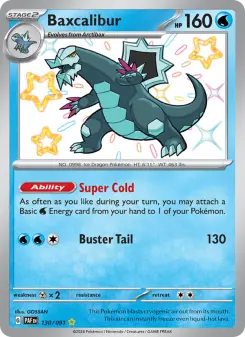 Baxcalibur — Paldean Fates 130