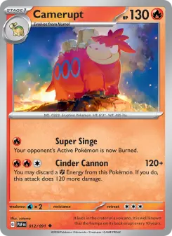 Camerupt — Paldean Fates #12