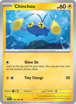 Chinchou — Paldean Fates #20