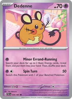 Dedenne — Paldean Fates #36