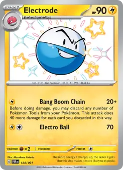 Electrode — Paldean Fates #134