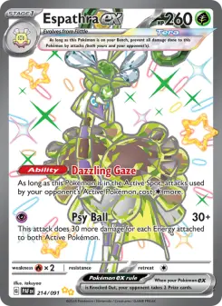 Espathra ex — Paldean Fates 214