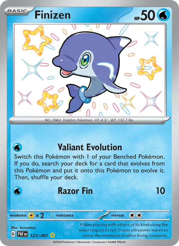 Finizen 123 card from Paldean Fates