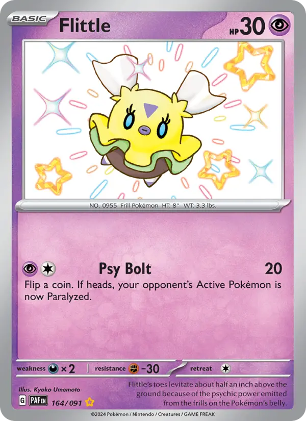 Flittle 164 card from Paldean Fates