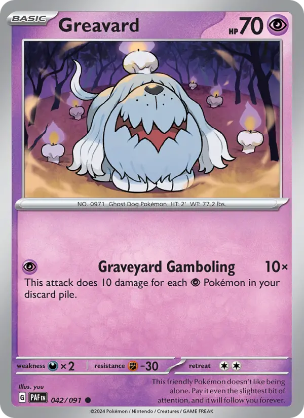Greavard 42 — Paldean Fates 42, Normal finish