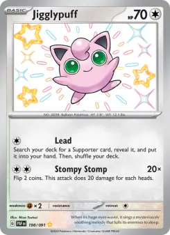 Jigglypuff 198 — Paldean Fates