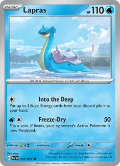 Lapras — Paldean Fates #16