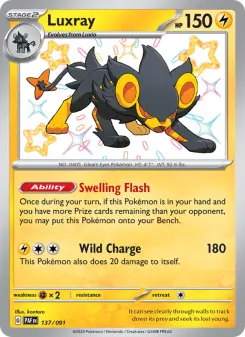 Luxray 137 — Paldean Fates