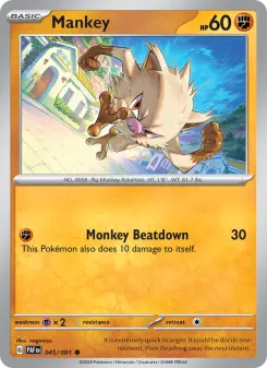 Mankey — Paldean Fates #45