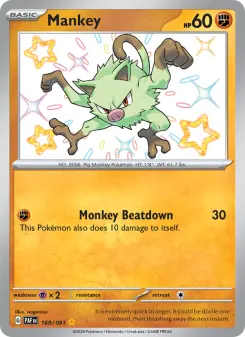Mankey — Paldean Fates #169