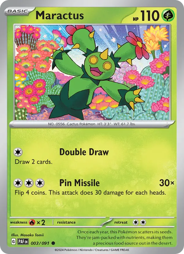 Maractus 3 — Paldean Fates 3, Normal finish