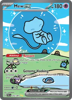 Mew ex — Paldean Fates card 232